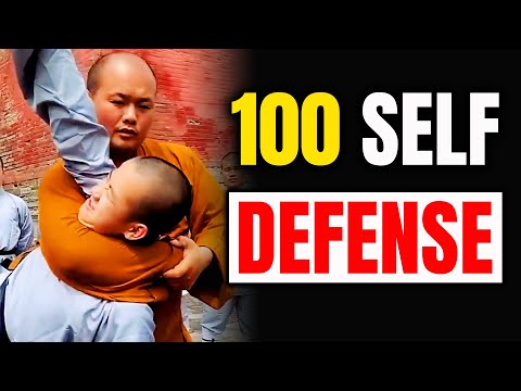 Видео: 100 приемов самообороны Шаолиньского кунг-фу👊| Как защитить себя?!