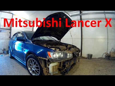 Видео: Ланцер 10 ремонт кузова и окраска в Нижнем Новгороде. Mitsubishi Lancer X Auto body repair.