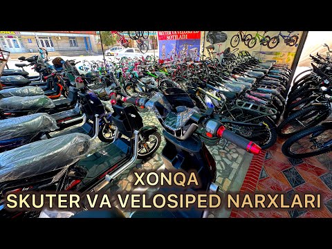 Видео: SKUTER VA VELOSIPED NARXLARI.XONQA  VELASPORT | СКУТЕР ВА ВЕЛОСИПЕД НАРХЛАР 