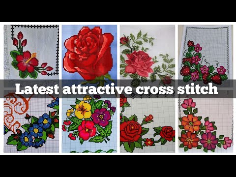 Видео: #1 Потрясающая и элегантная схема для вышивки крестом / Идеи для вышивки чарсути / Ручная вышивка