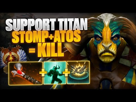 Видео: 🔥 STOMP + ATOS = KILL ELDER TITAN SUPPORT | 10К ММR  🔥