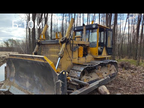 Видео: Небольшой обзор бульдозера Б-10м.
