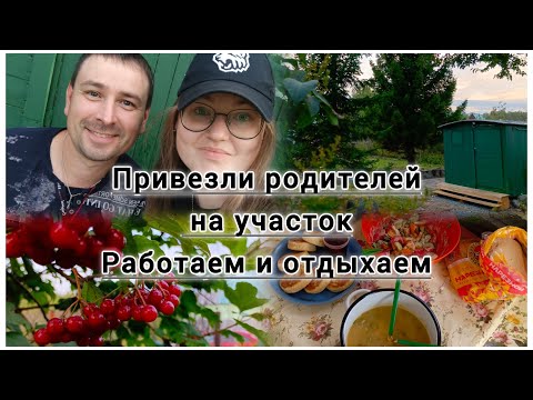 Видео: ПРИЕХАЛИ РОДИТЕЛИ С ПРОВЕРКОЙ! ПОСАДИЛИ ПЕРВЫЕ ПЛОДОВЫЕ ДЕРЕВЬЯ! НАЧАЛИ СТРОИТЬ БЕСЕДКУ НА ДАЧЕ!