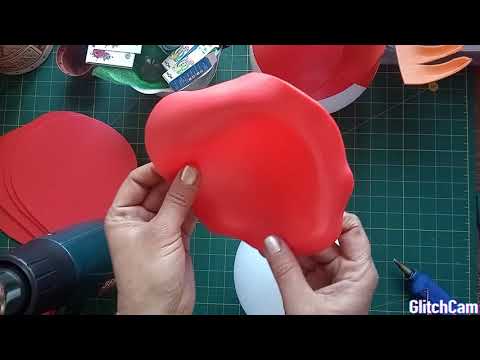 Видео: Часть 1. торшер роза в горшке. сборка розы на плафон