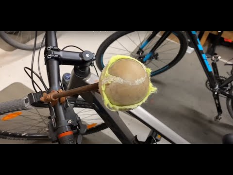 Видео: Подлокотник на вело? зачем? и почему?, управление передним и задним тормозом только одним рычагом