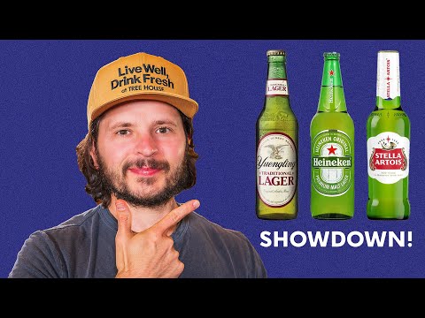 Видео: Heineken против Stella против Yuengling — битва Green Bottle!