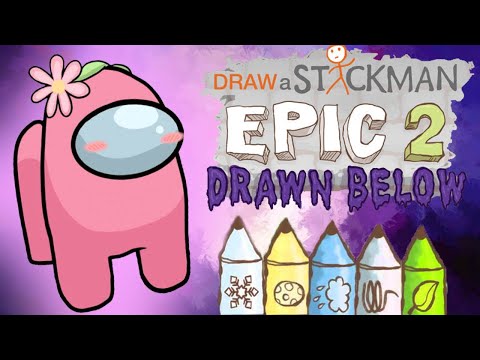 Видео: АМОНГ АС в игре Draw a stickman EPIC 2  - CКРЫТЫЙ УРОВЕНЬ DRAWN BELOW