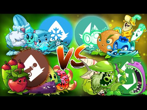 Видео: Экспериментальный Мини ПВП семейств PvZ Дичи! Ледяное+Оружейное vs Электро+Принуждающее