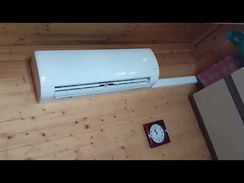 Видео: Обогрев дачного дома зимой с помощью тепловых кондиционеров Daichi Evolution и Daichi Siberia