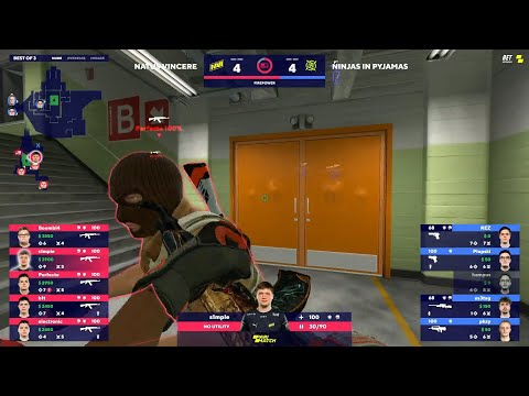 Видео: NAVI против NIP l NUKE l BLAST Premier 2022