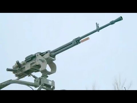 Видео: Старый, но не бесполезный крупнокалиберный пулемет НСВ-"Утёс"