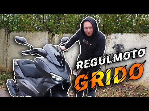 Видео: Рассматриваем максискутер Regulmoto GRIDO