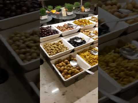 Видео: Зашел в столовую в отеле "The X Belek".I went into the dining room of the hotel "The X Belek".