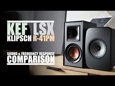 Видео: KEF LSX против Klipsch R-41PM || Сравнение звука и частотных характеристик