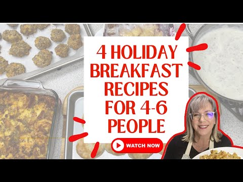 Видео: 4 рецепта праздничных завтраков на 4-6 человек