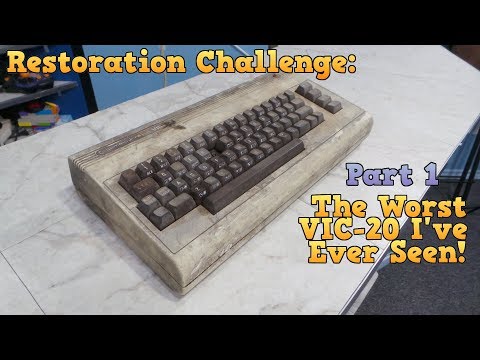 Видео: Восстановление - Худший VIC-20, который я видел - Часть 1