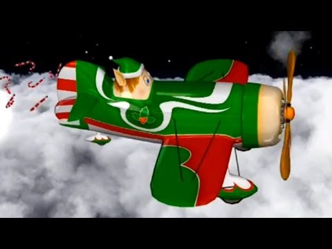 Видео: Обзоры мобильных игр - мультфильм про самолетик - новогодняя серия