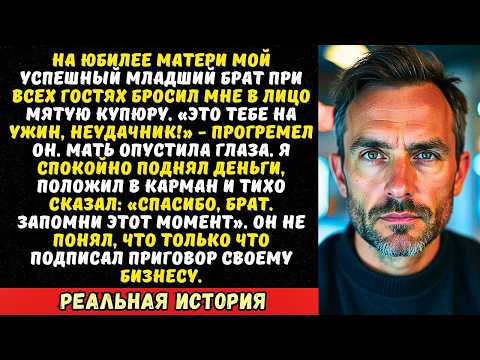 Видео: Брат-миллионер на юбилее матери швырнул мне 1000 рублей «На, нищеброд, поешь хоть раз нормально…»