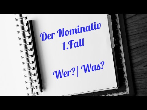 Видео: Der Nominativ: Кой? | 1.Fall (1/2) (A1, A2)