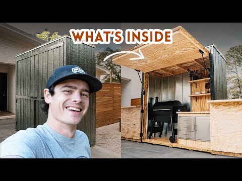 Видео: Мы построили эту самодельную гриль-станцию ​​для нашего двора