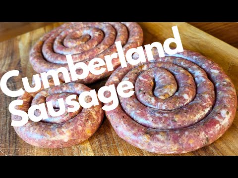 Видео: Камберлендская колбаса | Британские колбаски | Gourmet Woodsman