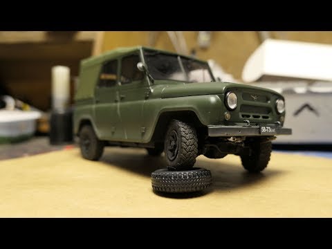 Видео: Строю модель УАЗ 469 на Р/У в масштабе 1:24.Часть 8