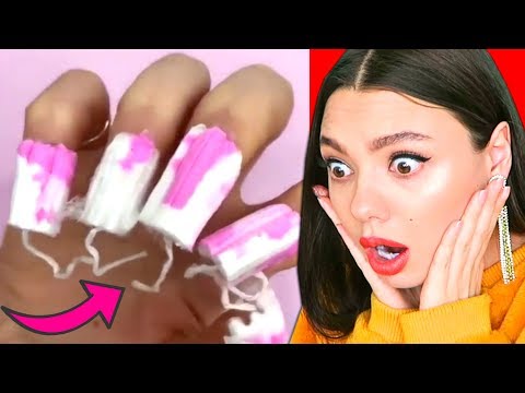 Видео: Вам Лучше НЕ ЗНАТЬ из чего сделан этот Маникюр! Никогда Не Делайте Такой Маникюр