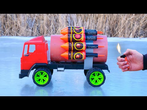 Видео: Эксперимент: РАКЕТА XXL вместо двигателя в грузовике