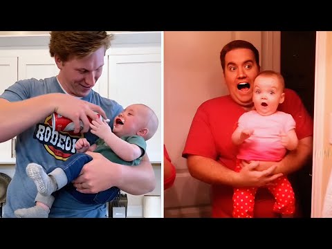 Видео: Время пап и малышей! Самые забавные и восхитительные моменты!