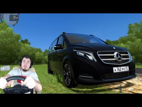 Видео: МАРШРУТКА VIP КЛАССА - City Car Driving + РУЛЬ