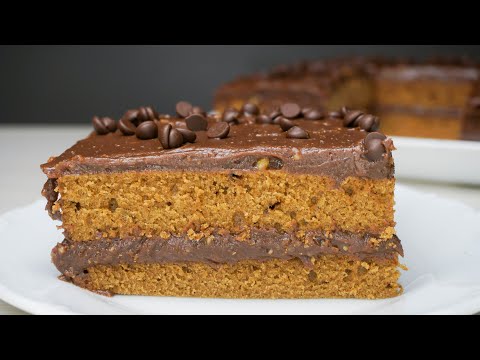 Видео: Шоколадное ПИРОЖНОЕ с Кофе | Вкусный Рецепт бисквитного Пирожного