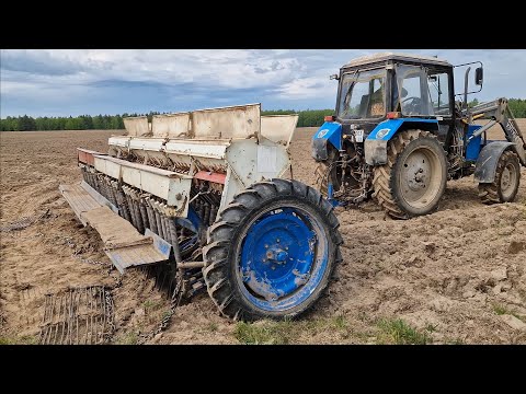 Видео: Весенне-полевые работы: сеим Овес/Вика и Опрыскиваем Кукурузу и др. За Русь !