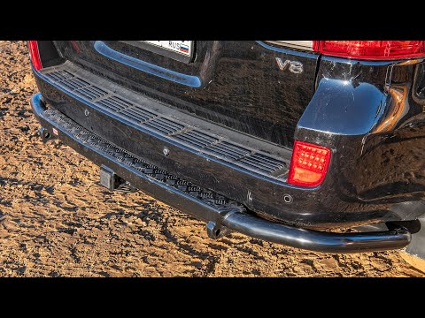 Видео: Ставим новый задний силовой бампер-дугу на TLC 200