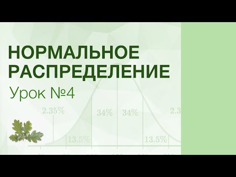 Видео: Нормальное Распределение | Урок 4