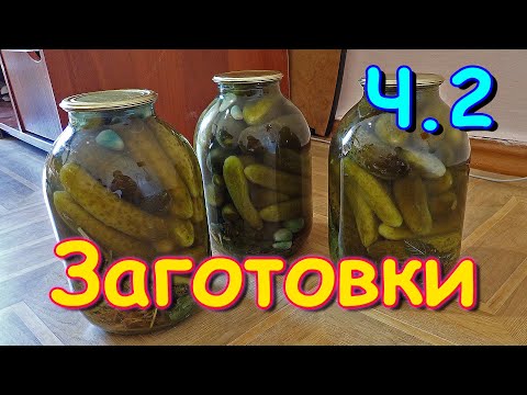 Видео: Заготовки на зиму. Огурцы. Помидоры. Икра. Спаржевая фасоль. И др. (08.22г.) Семья Бровченко.