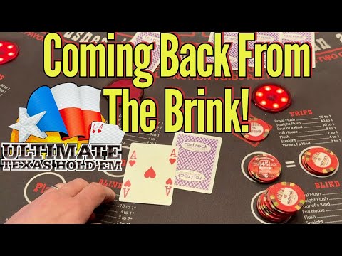 Видео: Меня чуть не разорили, но я отыгрался в Ultimate Texas Hold 'em в Вегасе!