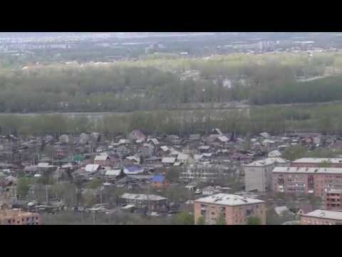 Видео: Г.Абакан. Вид с горы любви.