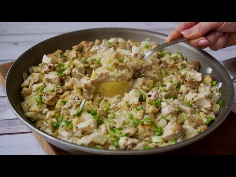 Видео: За уши не оттащишь, так ВКУСНО! ОЧЕНЬ ПРОСТО!  Курица с Грибами
