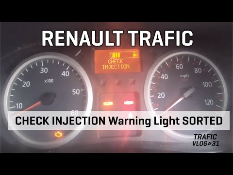 Видео: Ремонт контрольной лампы инжектора Renault Trafic или Vivaro и гаечного ключа