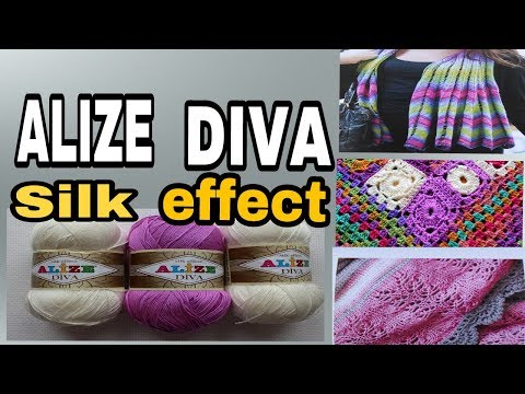 Видео: ПРЯЖА ALIZE  DIVA Silk effect  СУПЕР КАЧЕСТВО! А МИНУСЫ? ВСЯ ПРАВДА!