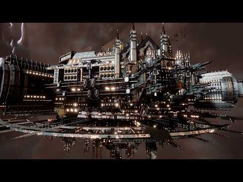 Видео: Три Крепости Фаланга! и Честь Макрагга против Флота Хаоса Battlefleet Gothic Armada 2