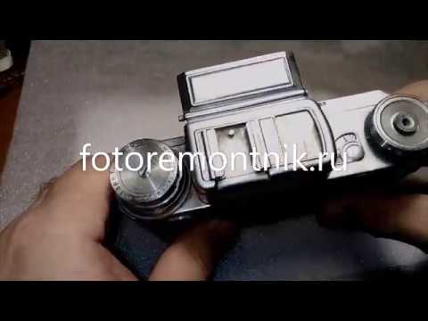 Видео: Video report on camera repair CONTAX 3(Brazil).Видео-отчет о ремонте камеры CONTAX 3 из Бразилии.