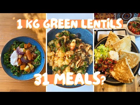 Видео: сколько блюд можно приготовить из 1 кг ЗЕЛЕНОЙ ЧЕЧЕВИЦЫ?