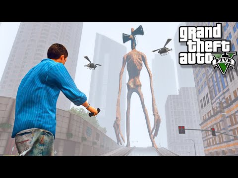 Видео: ОГРОМНЫЙ СИРЕНОГОЛОВЫЙ В ГТА 5! СИРЕНОГОЛОВЫЙ УНИЧТОЖИЛ ГОРОД ОБЗОР МОДА В GTA 5! ГТА 5 МОДЫ