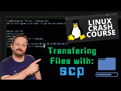 Видео: Передача файлов с помощью команды scp (серия ускоренных курсов Linux)