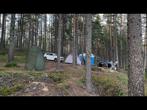 Видео: Обустройство  лагеря