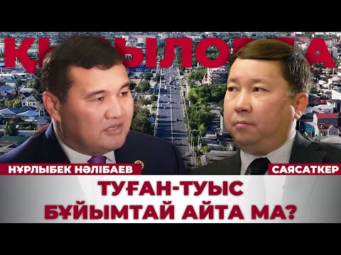 Видео: Қызылорда облысының әкімімен сұхбат | Нұрлыбек Нәлібаев | Саясаткер