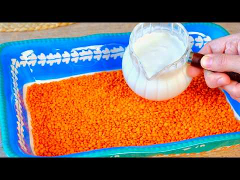 Видео: Этому рецепту с чечевицей более 100 лет! Смешайте 1 стакан чечевицы и йогурт! Это так вкусно!