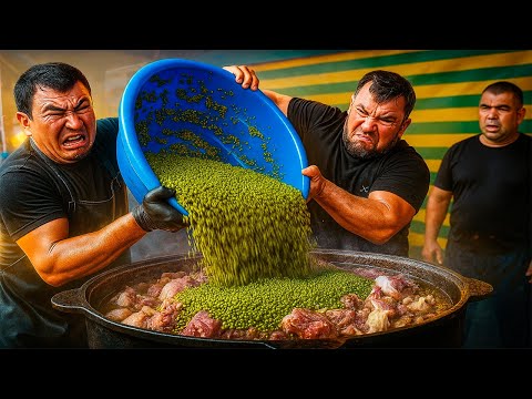 Видео: Блюдо для повышения тестостерона | Необычный ташкентский мошкичири – 120 кг в день