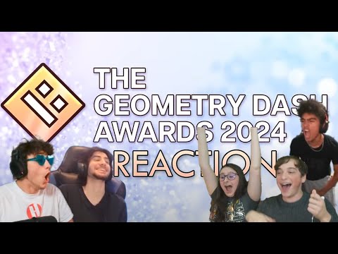 Видео: Каждый лучший стример/ютубер/создатель отреагировал на Geometry Dash Awards 2024.